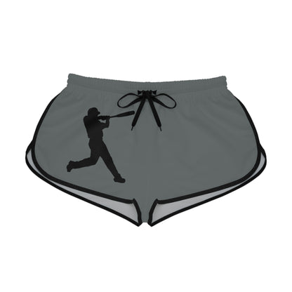 Women's Relaxed Shorts: Baseball Dark Grey