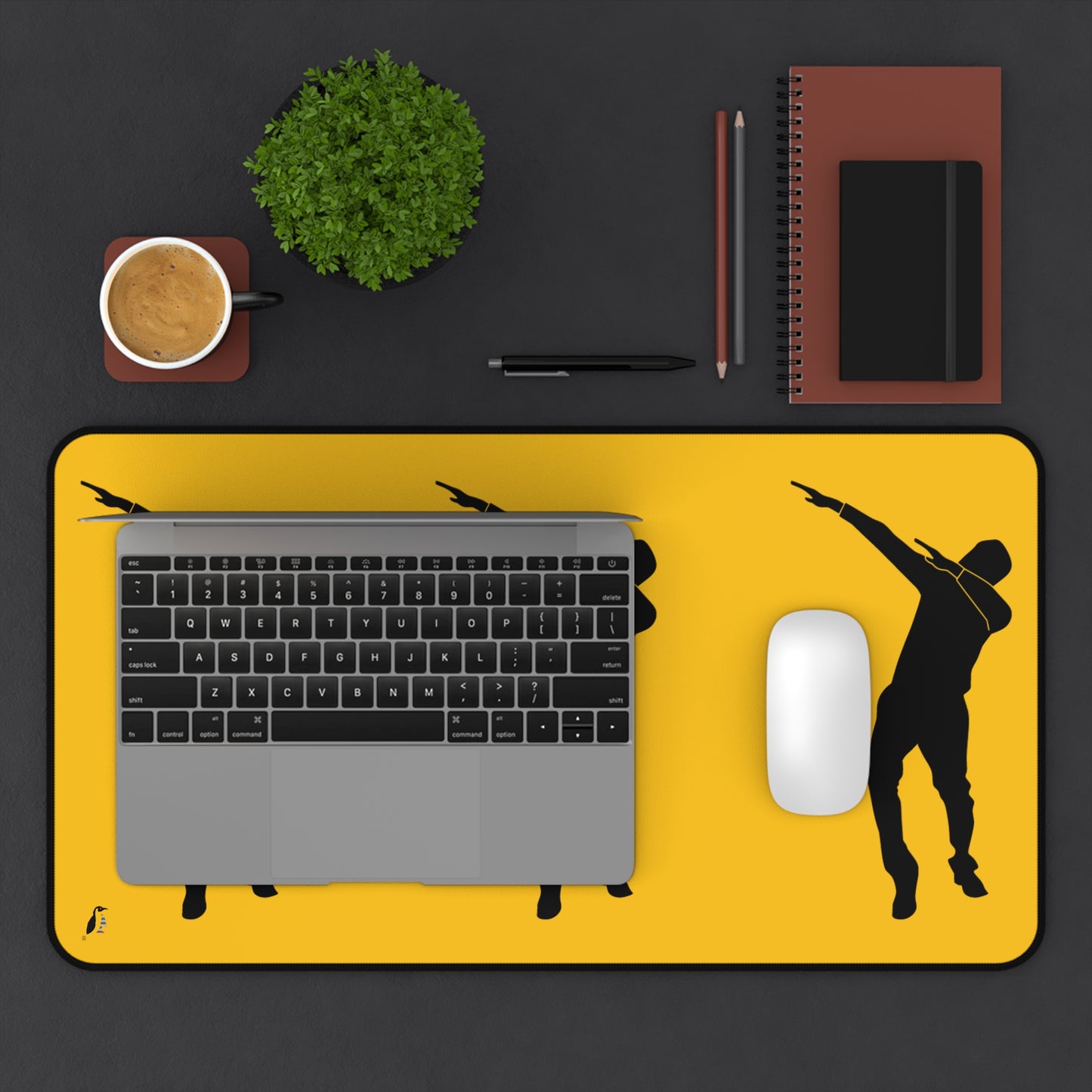 Desk Mat: Dance Yellow