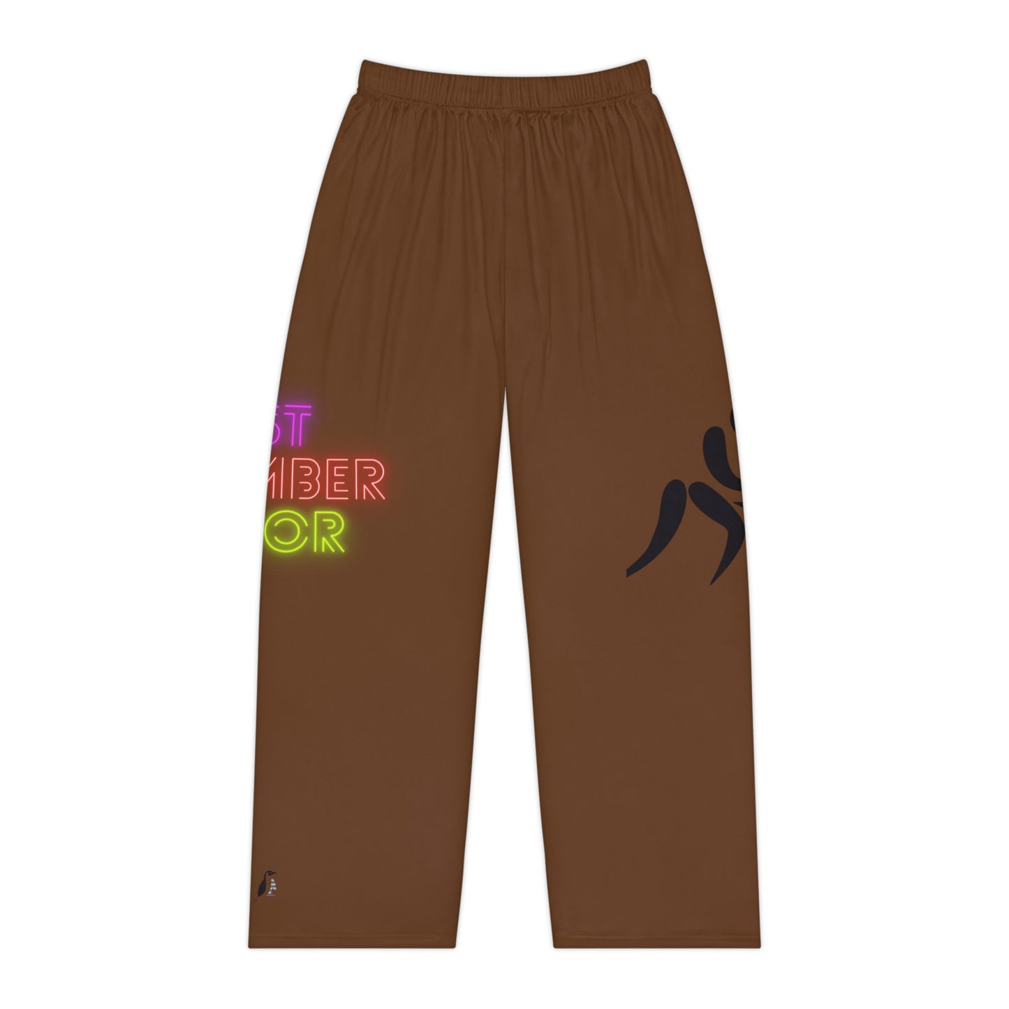 Women's Pajama Pants: Wrestling Brown