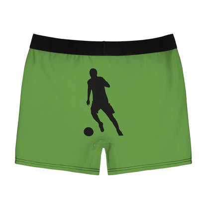 Men's Boxer Briefs: Soccer Green