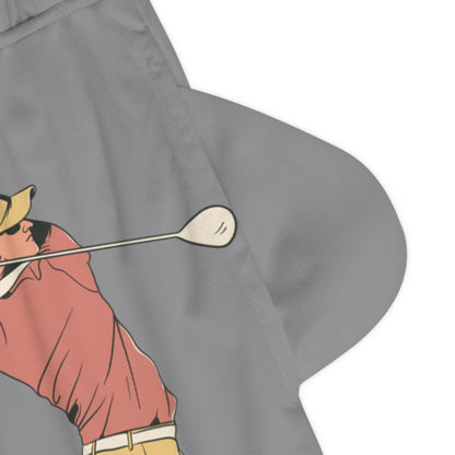 Basketball Rib Shorts: Golf Grey