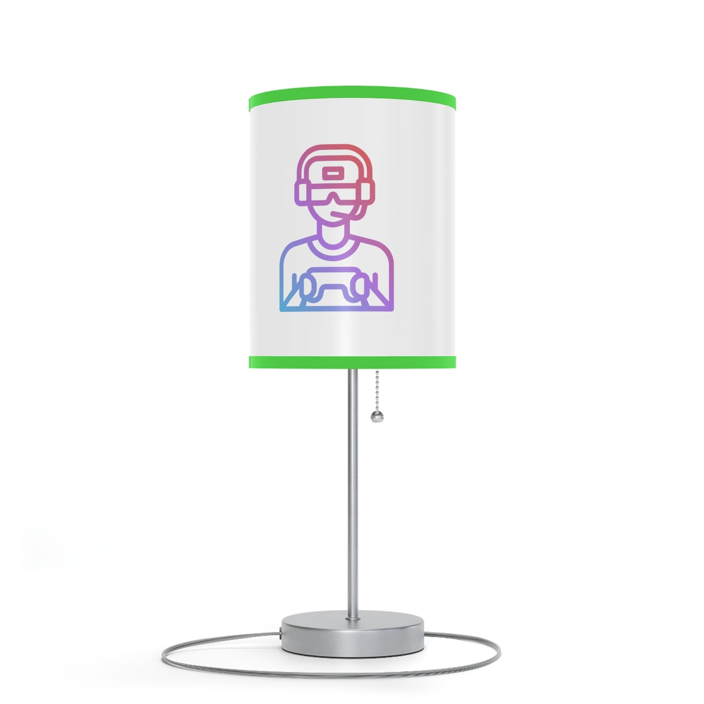 Lamp on a Stand, US|CA plug: Gaming White 