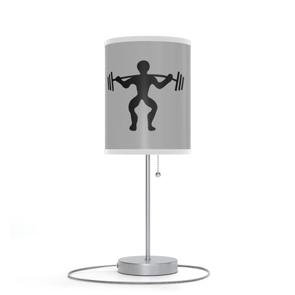 Lamp on a Stand, US|CA plug: Weightlifting Lite Grey