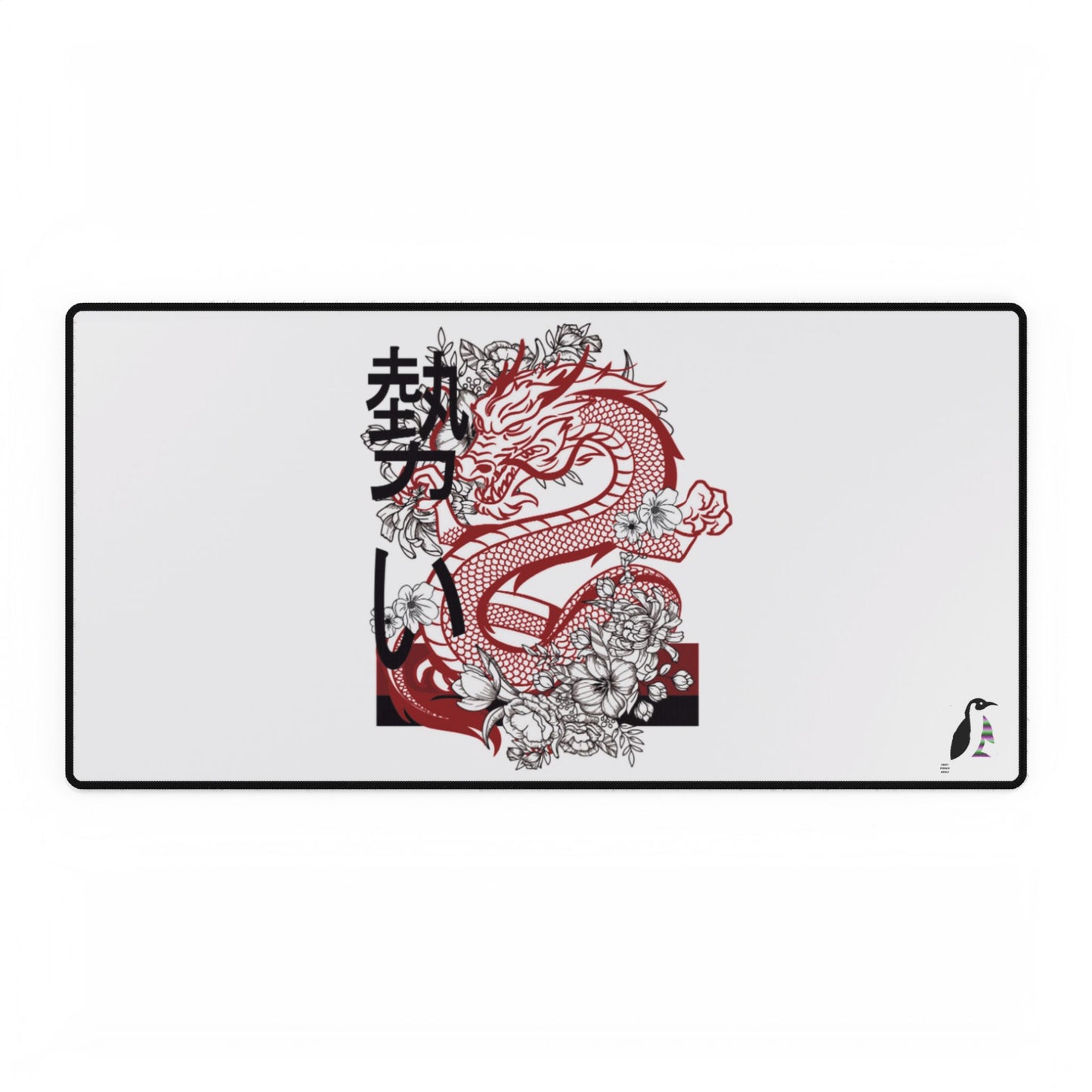 Desk Mats: Dragons White