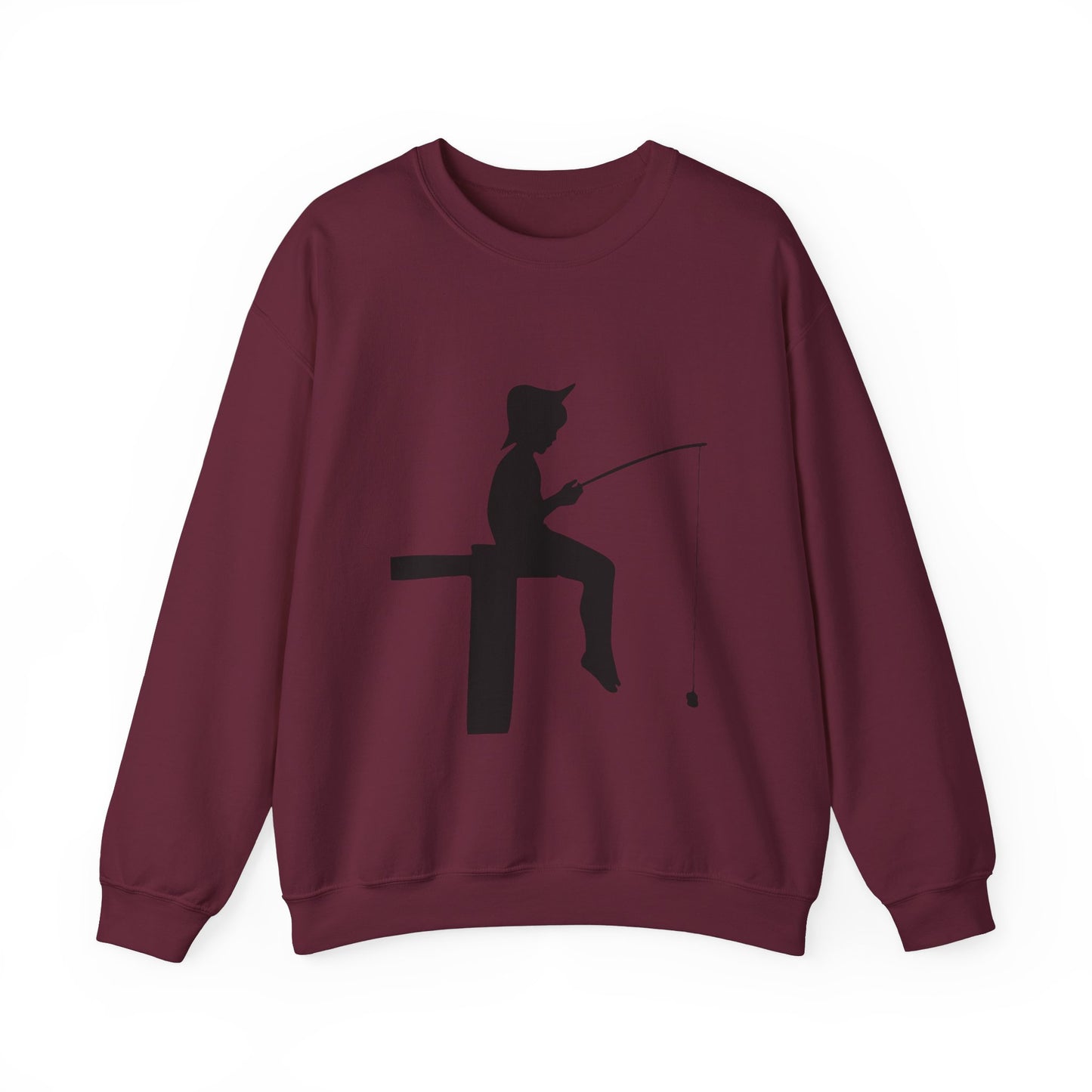 Heavy Blend™ Crewneck Sweatshirt: Fishing #1