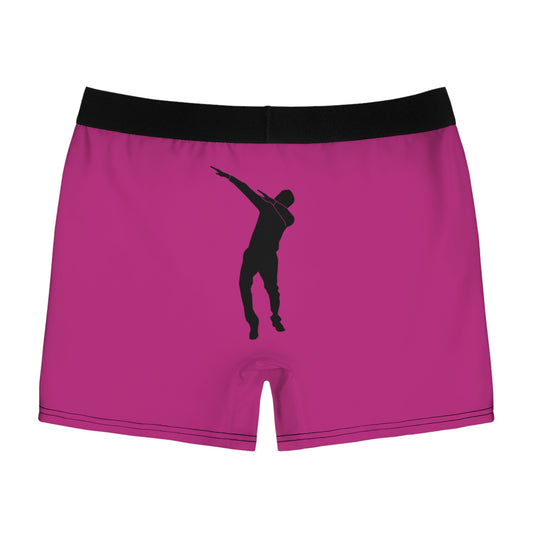 Men's Boxer Briefs: Dance Pink