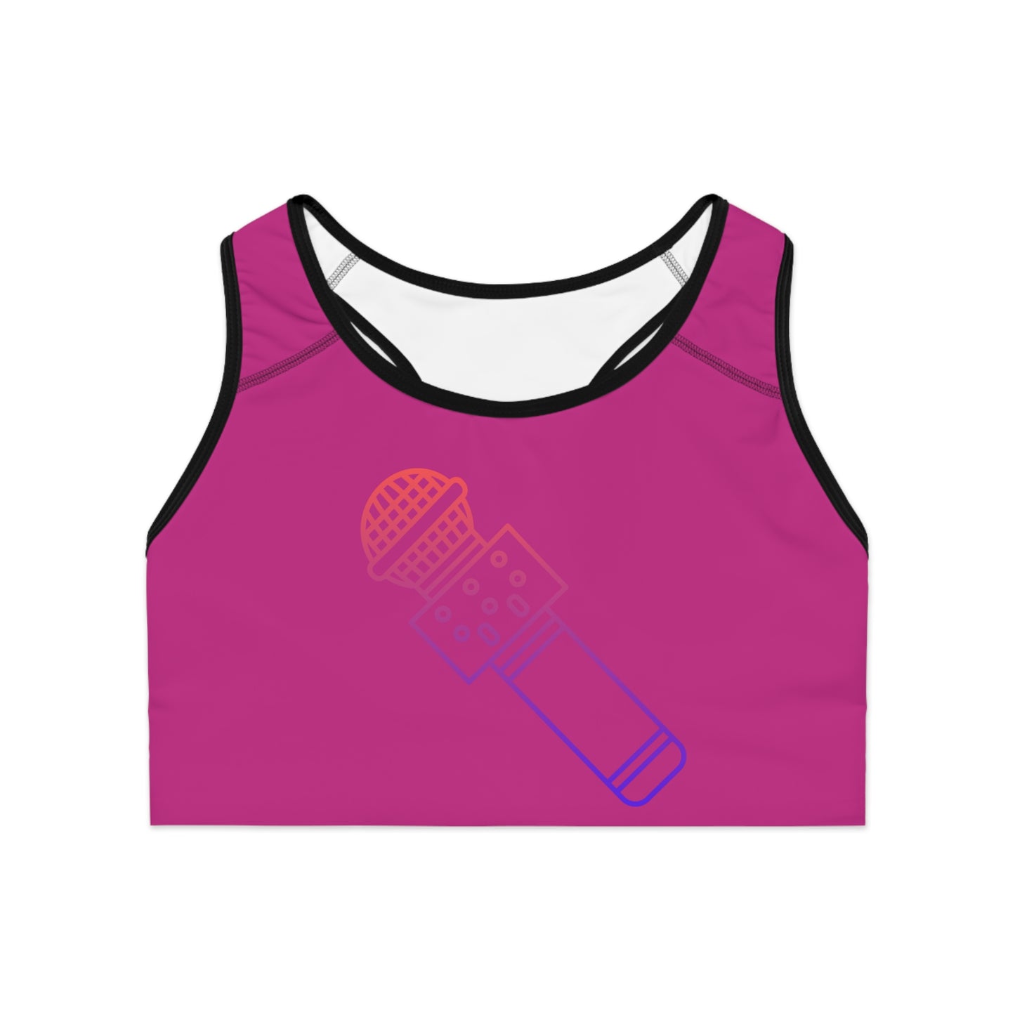 Sports Bra: Music Pink