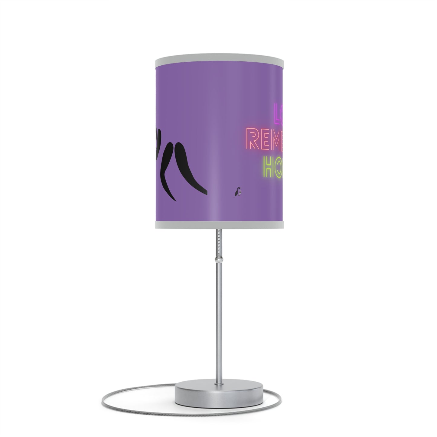 Lamp on a Stand, US|CA plug: Wrestling Lite Purple