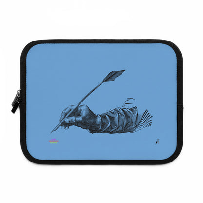 Laptop Sleeve: Writing Lite Blue