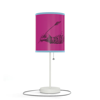 Lamp on a Stand, US|CA plug: Writing Pink