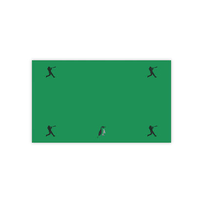 Post-it® Note Pads: Baseball Dark Green