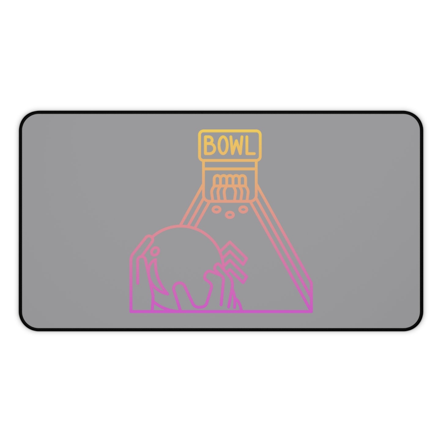 Desk Mat: Bowling Grey