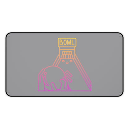 Desk Mat: Bowling Grey