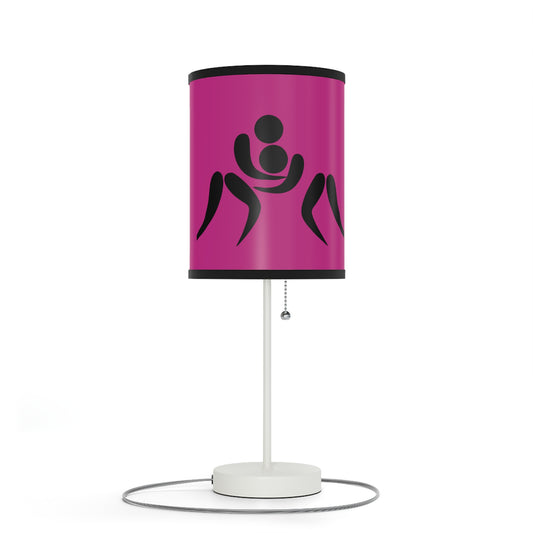 Lamp on a Stand, US|CA plug: Wrestling Pink