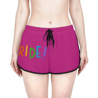 Women's Relaxed Shorts: LGBTQ Pride Pink