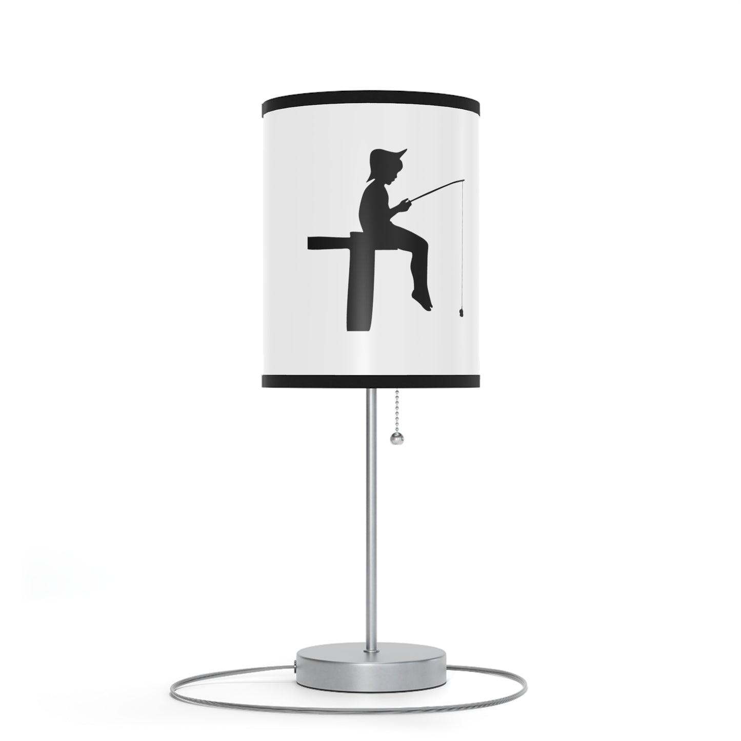 Lamp on a Stand, US|CA plug: Fishing White 