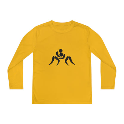 Youth Long Sleeve Competitor Tee: Wrestling 