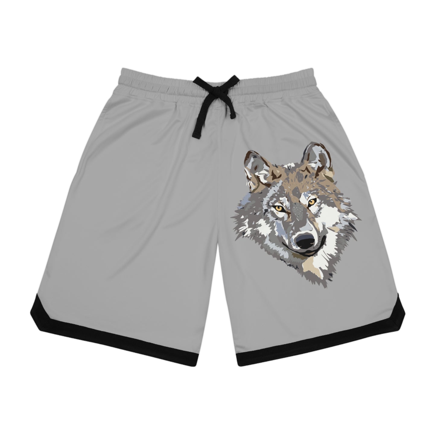 Basketball Rib Shorts: Wolves Lite Grey