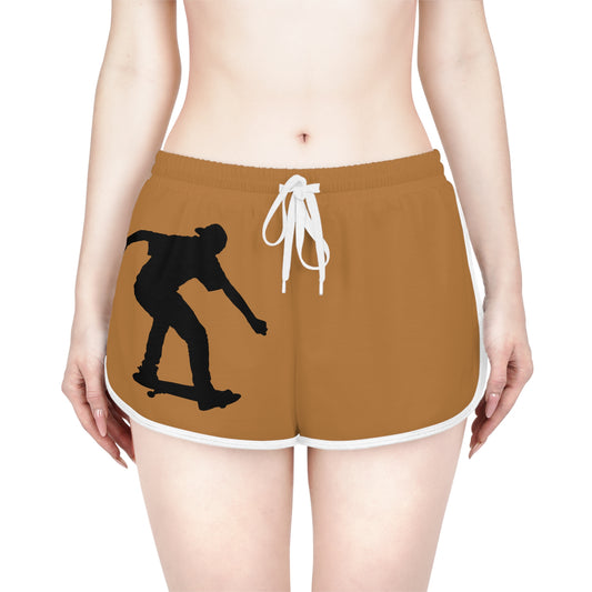 Women's Relaxed Shorts: Skateboarding Lite Brown