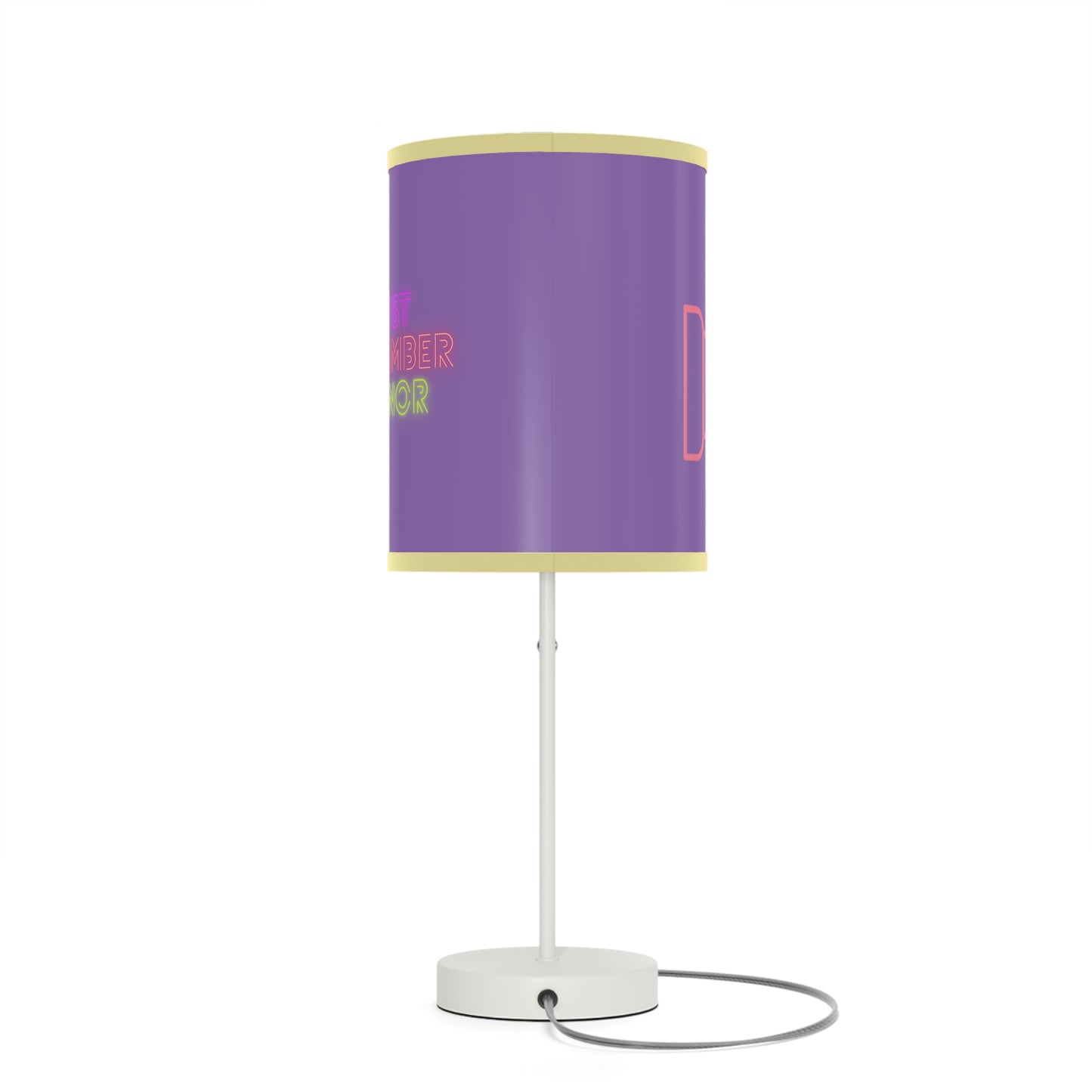 Lamp on a Stand, US|CA plug: Fight Cancer Lite Purple 