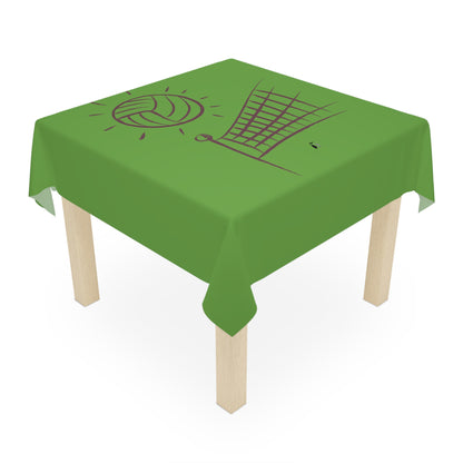 Tablecloth: Volleyball Green