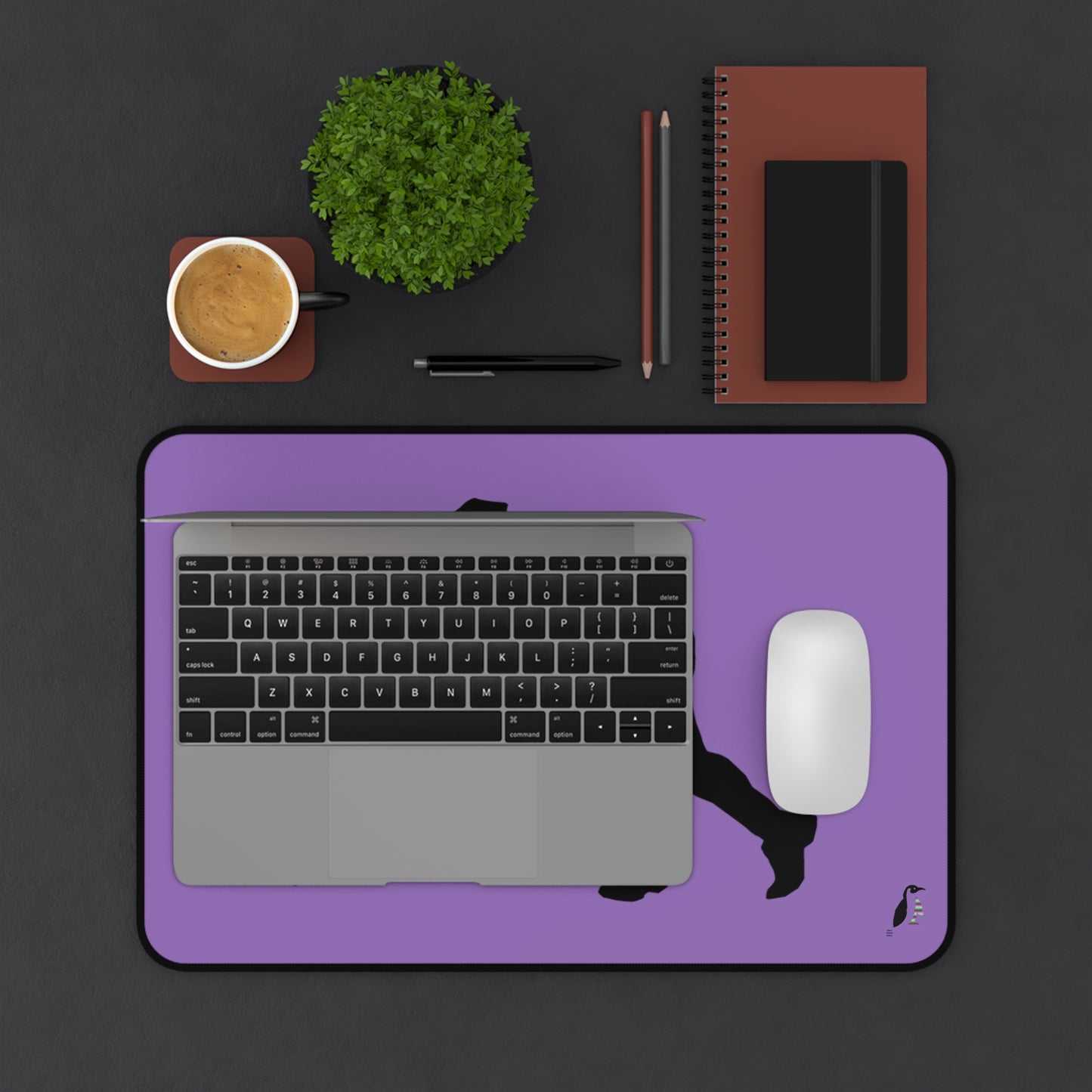 Desk Mat: Hockey Lite Purple