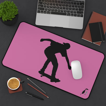 Desk Mat: Skateboarding Lite Pink