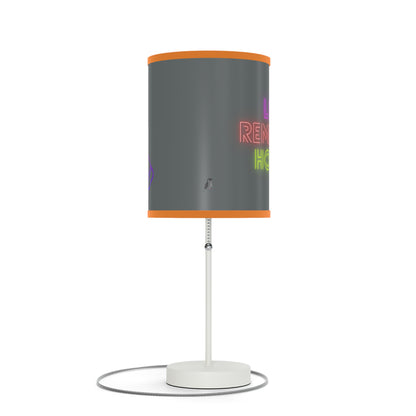 Lamp on a Stand, US|CA plug: Music Dark Grey