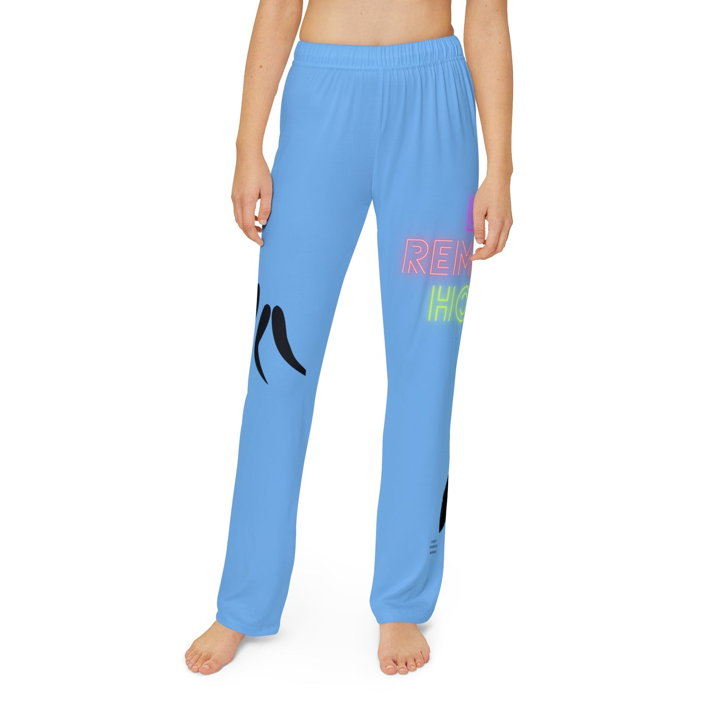 Kids Pajama Pants: Wrestling Lite Blue