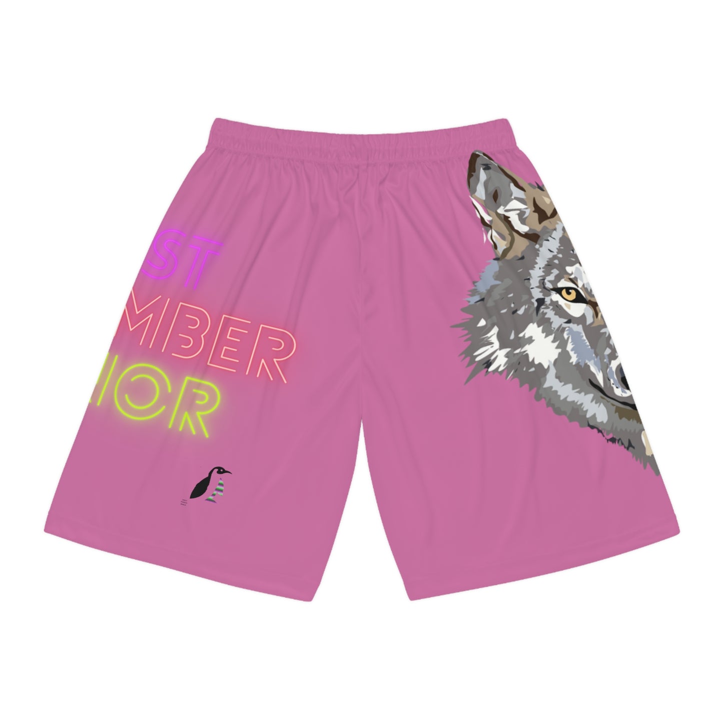 Basketball Shorts: Wolves Lite Pink