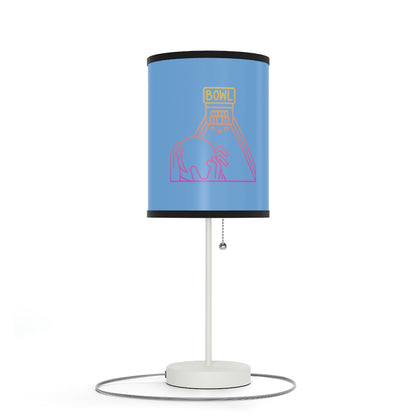 Lamp on a Stand, US|CA plug: Bowling Lite Blue 