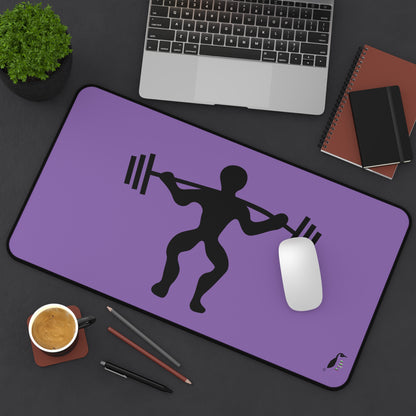 Desk Mat: Weightlifting Lite Purple