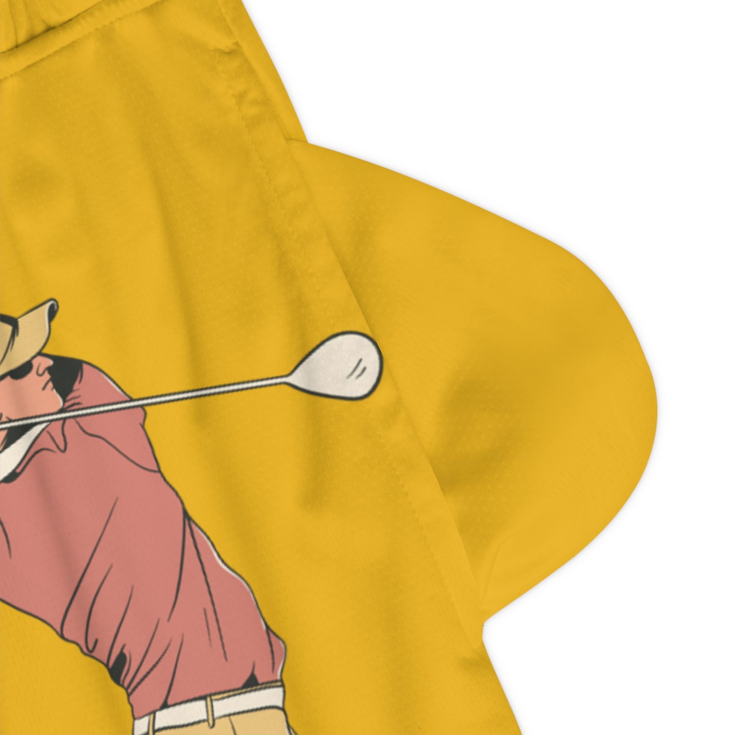 Basketball Rib Shorts: Golf Yellow