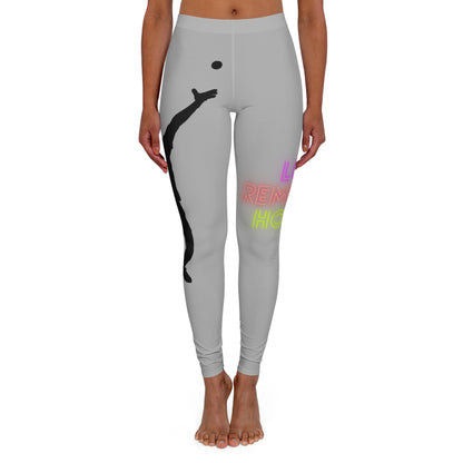 Women's Spandex Leggings: Tennis Lite Grey