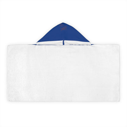 Youth Hooded Towel: Wolves Dark Blue