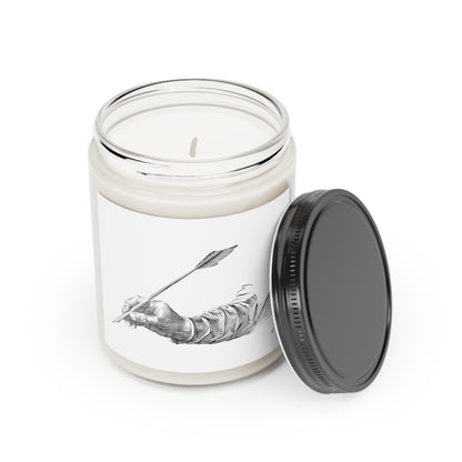Scented Candle, 9oz: Writing White