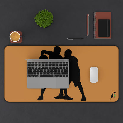 Desk Mat: Basketball Lite Brown