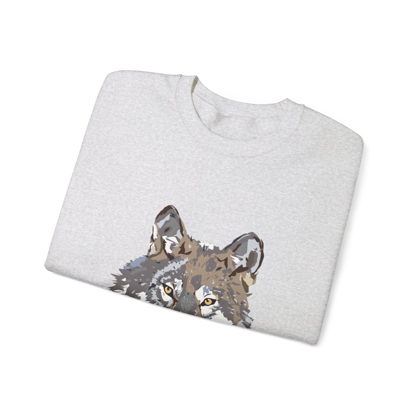 Heavy Blend™ Crewneck Sweatshirt: Wolves #1