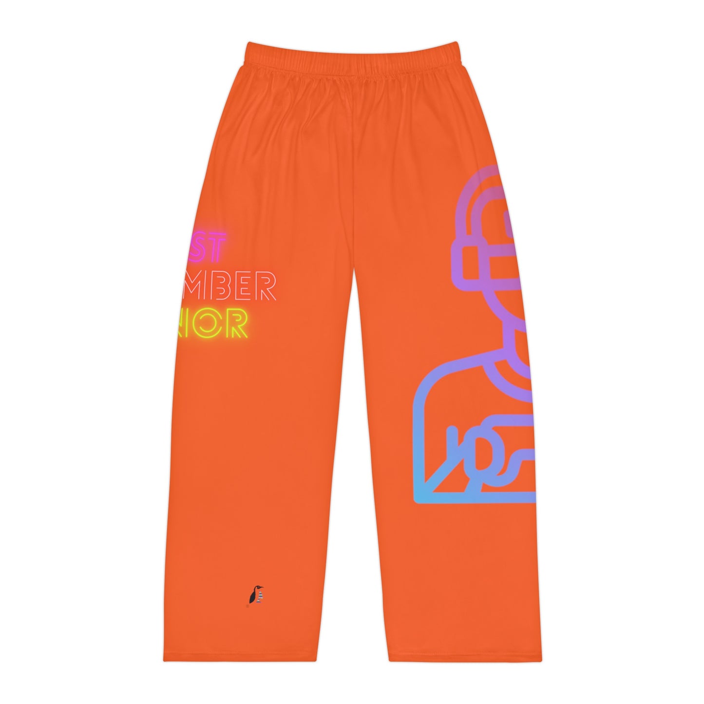 Men's Pajama Pants: Gaming Orange