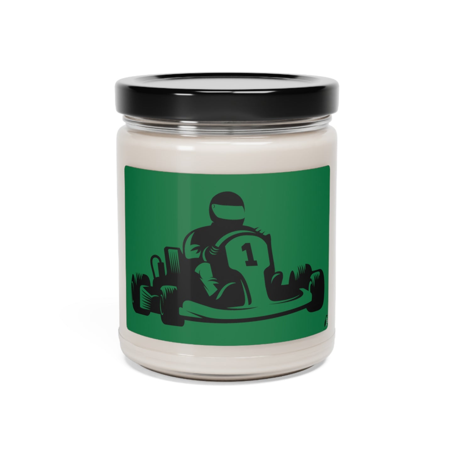 Scented Soy Candle, 9oz: Racing Dark Green