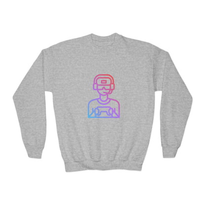 Youth Crewneck Sweatshirt: Gaming 