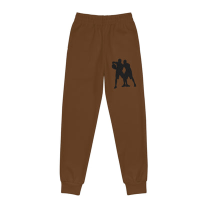 Youth Joggers: Basketball Brown