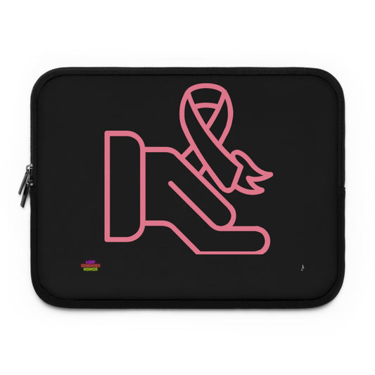 Laptop Sleeve: Fight Cancer Black