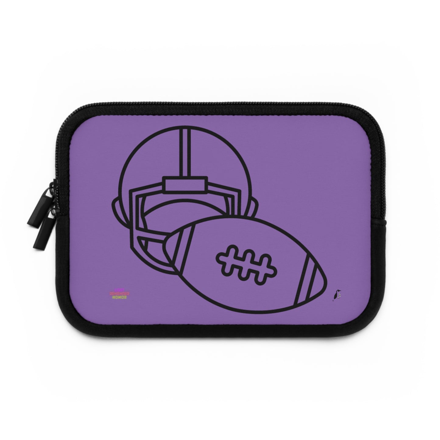 Laptop Sleeve: Football Lite Purple