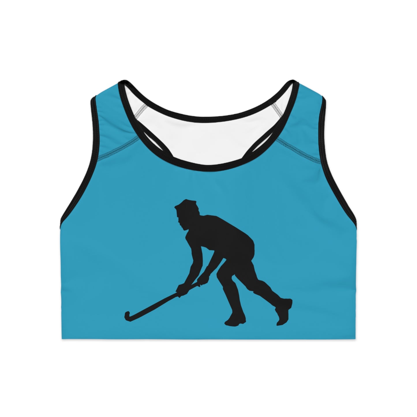 Sports Bra: Hockey Turquoise