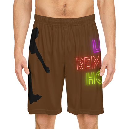 Basketball Shorts: Skateboarding Brown