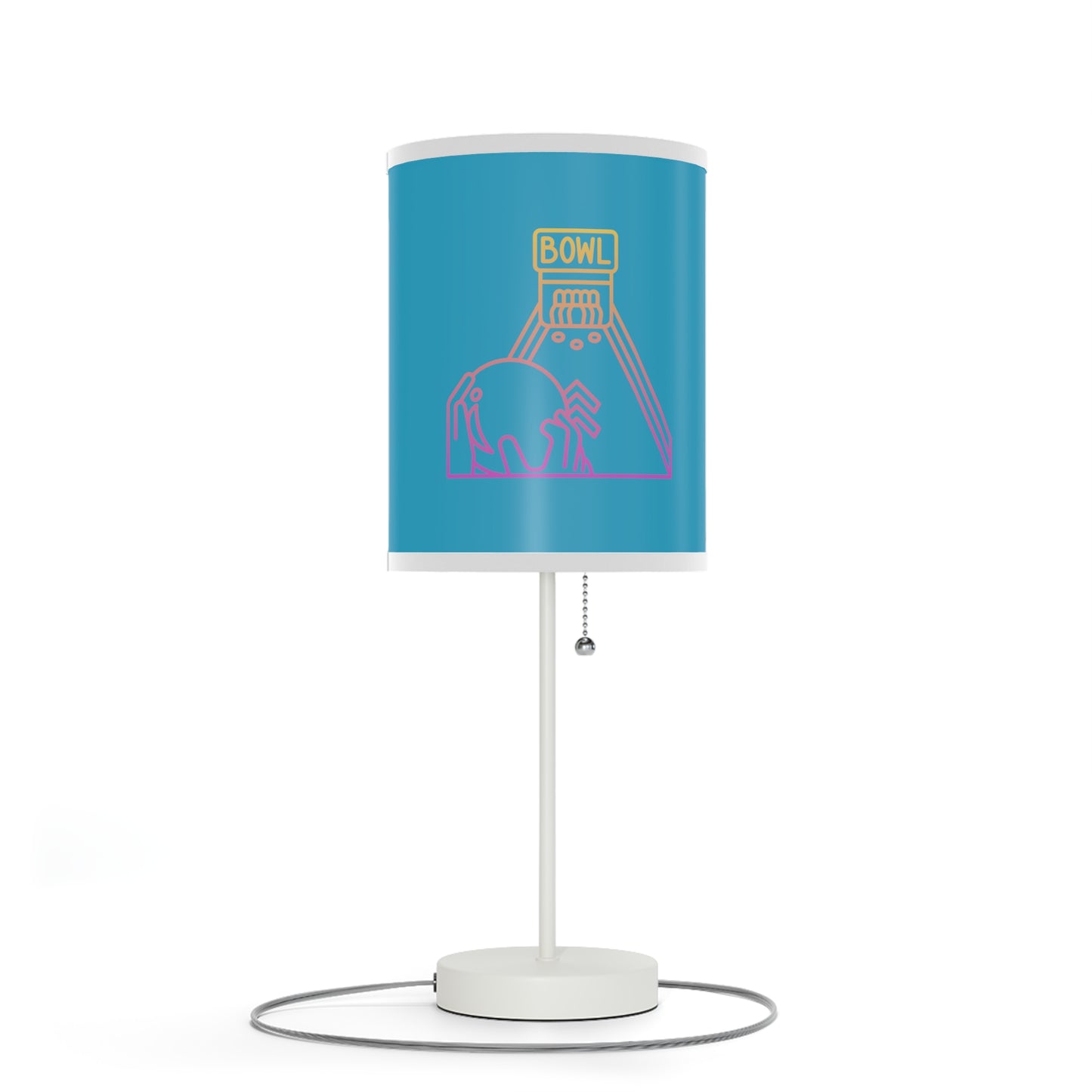 Lamp on a Stand, US|CA plug: Bowling Turquoise