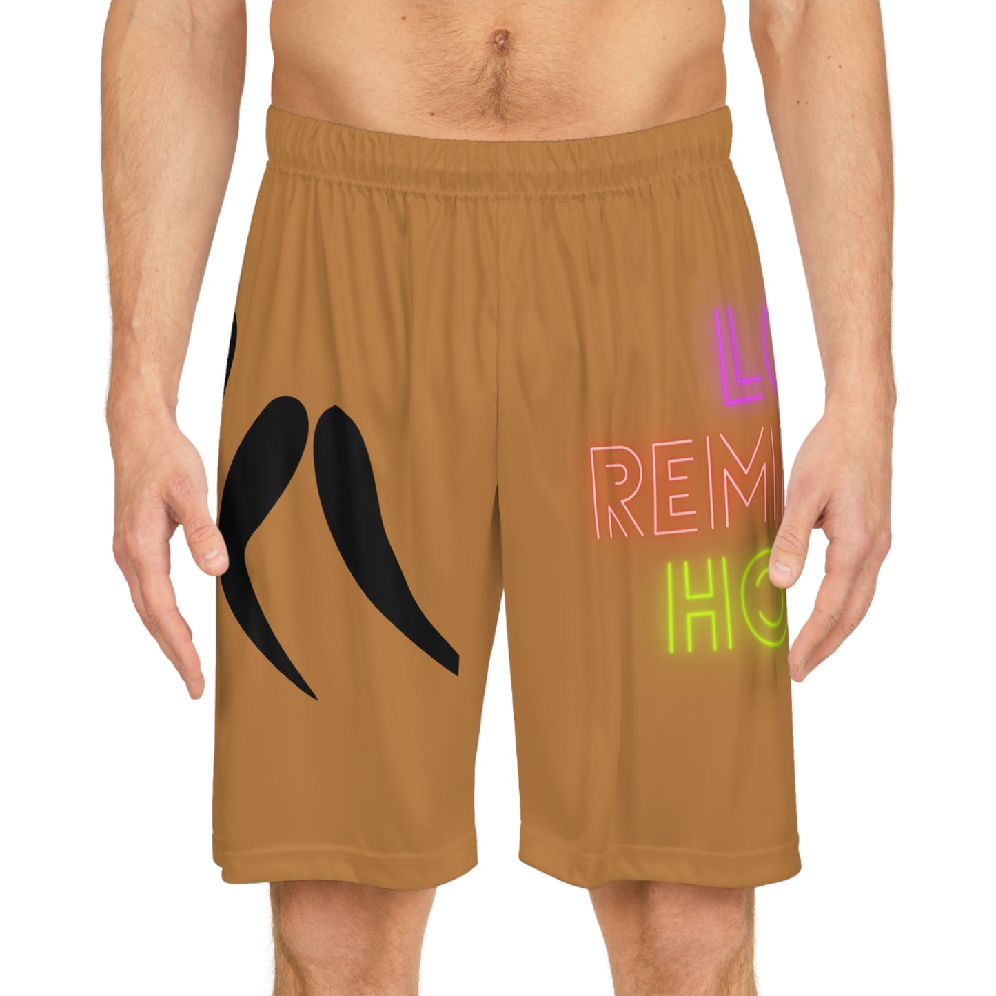 Basketball Shorts: Wrestling Lite Brown