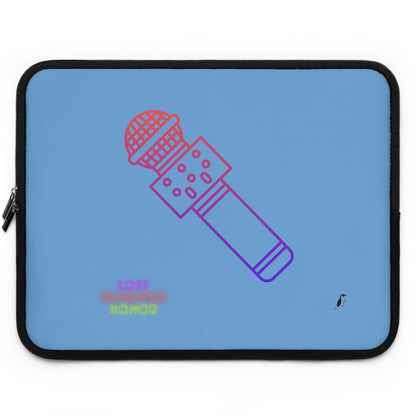 Laptop Sleeve: Music Lite Blue