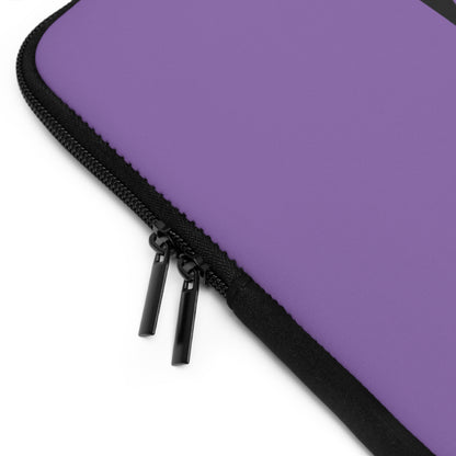 Laptop Sleeve: Soccer Lite Purple